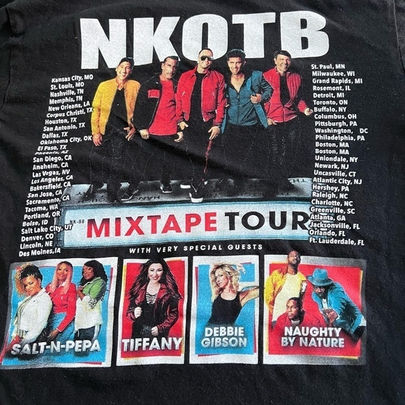 New Kids On The Block Concert Tee Size Small - Picture 4 of 4